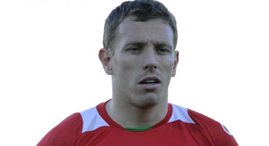 Craig Bellamy before an international friendly between Poland and Wales at Vila Real De Santo Antonio Sports Complex, Portugal, February 2009.