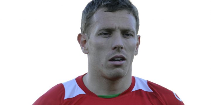 Craig Bellamy before an international friendly between Poland and Wales at Vila Real De Santo Antonio Sports Complex, Portugal, February 2009.