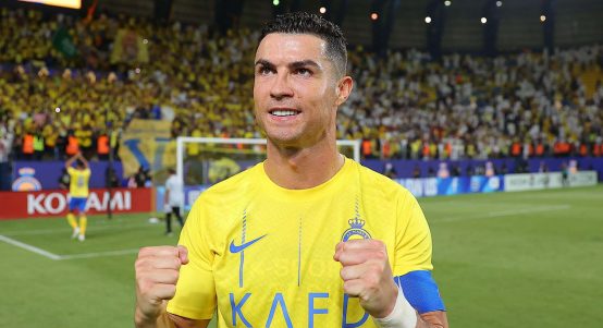 Cristiano Ronaldo of Al-Nassr FC celebrates