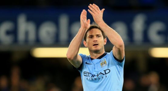 Manchester City's Frank Lampard after the Premier League match against Chelsea at Stamford Bridge, London. Saturday January 31, 2015.