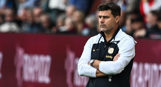 Mauricio Pochettino Manager of Chelsea during the Premier League match Burnley vs Chelsea at Turf Moor, Burnley, United Kingdom, 7th October 2023.