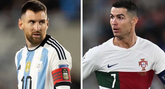 Lionel Messi and Cristiano Ronaldo on international duty