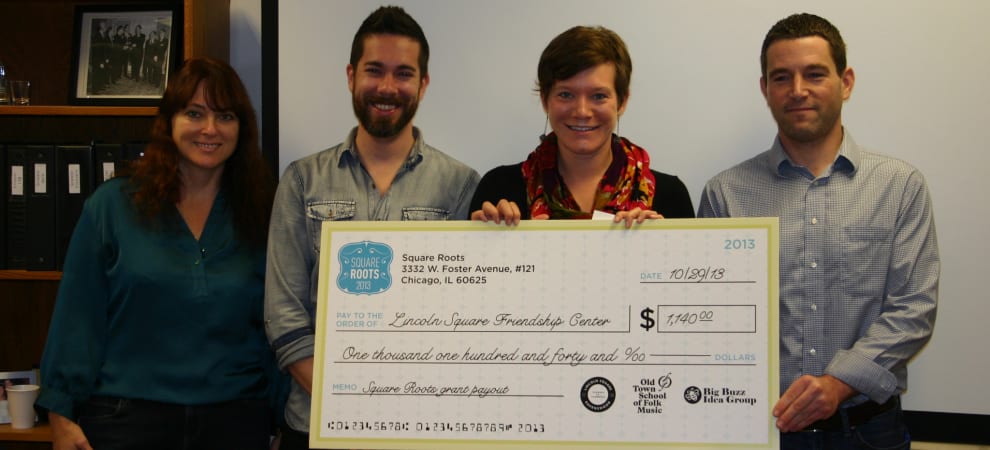 Square Roots Volunteer Grant Program Recipient