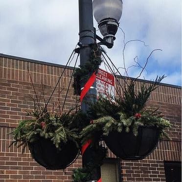 Street Pole Planter Basket