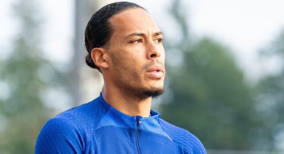 Virgil van Dijk of the Netherlands during a Training Session of the Netherlands Football Team at the KNVB Campus on November 17, 2023 in Zeist, Netherlands.