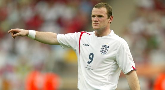 England's Wayne Rooney during their victory over Trinidad & Tobago in Nuremburg, Germany, June 2006.