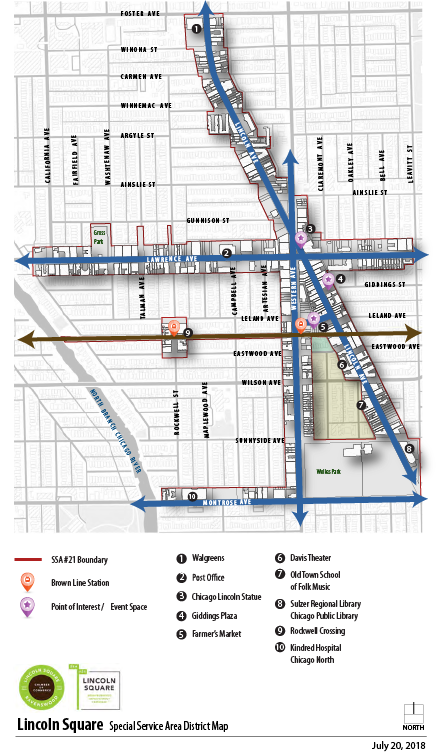 SSA 21 - Lincoln Square District Map